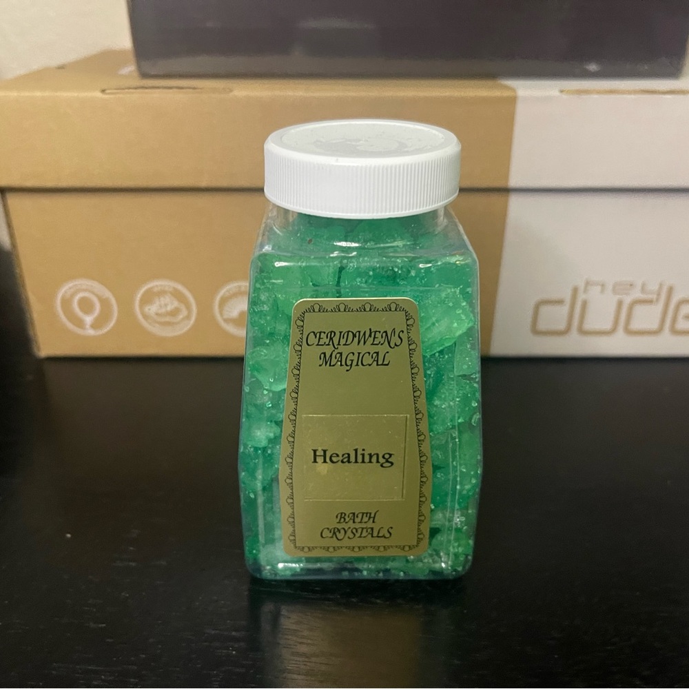 Healing bath crystals